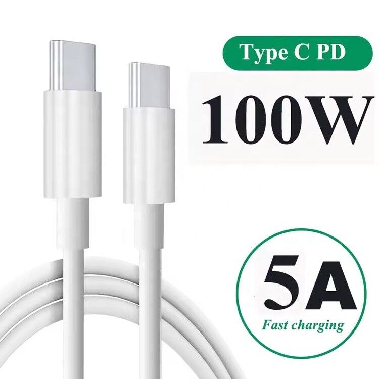 High Quality Fast Charging 60w 100w Type C to Type C PD Data Charger Cable