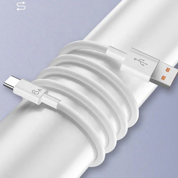 Super Fast Charging 6A Type C USB Data Charger Cable fo Mobile Phone