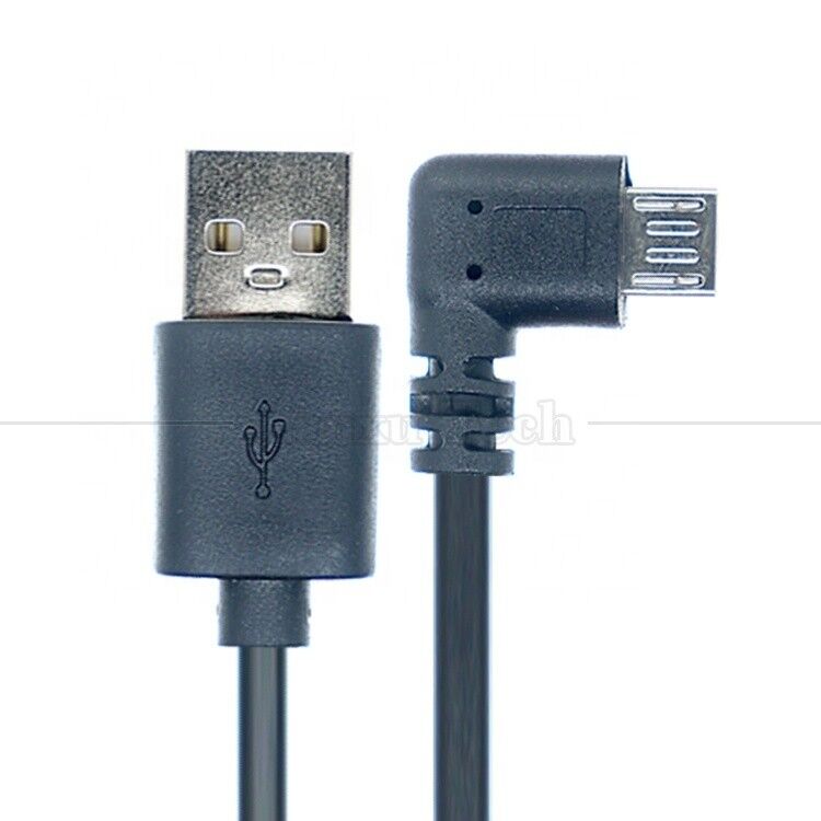 1M 2M 3M  1A 2A  3A Data Charging 90 Degree Right Angle USB Micro Extension Cable for  Phone Tablet