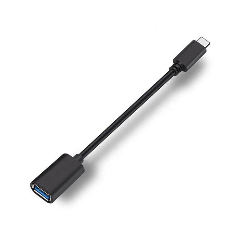 USB Type C Male to USB 2.0 A Female OTG Adapter Cable for Phone Laptop