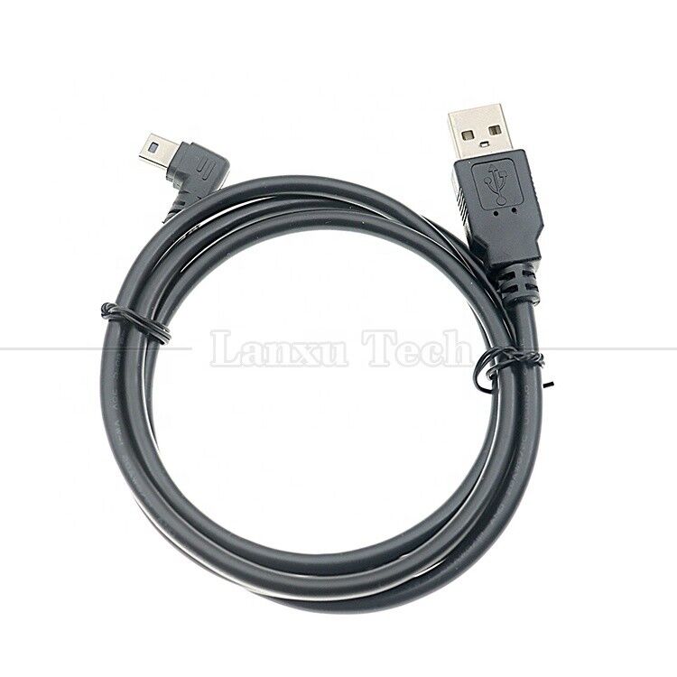 1m 2m 3m 5m 90 Degree L Shape Right Left Angle USB 2.0 A Male to Mini B 5 Pin USB Data Charging Cable for MP3 Camera