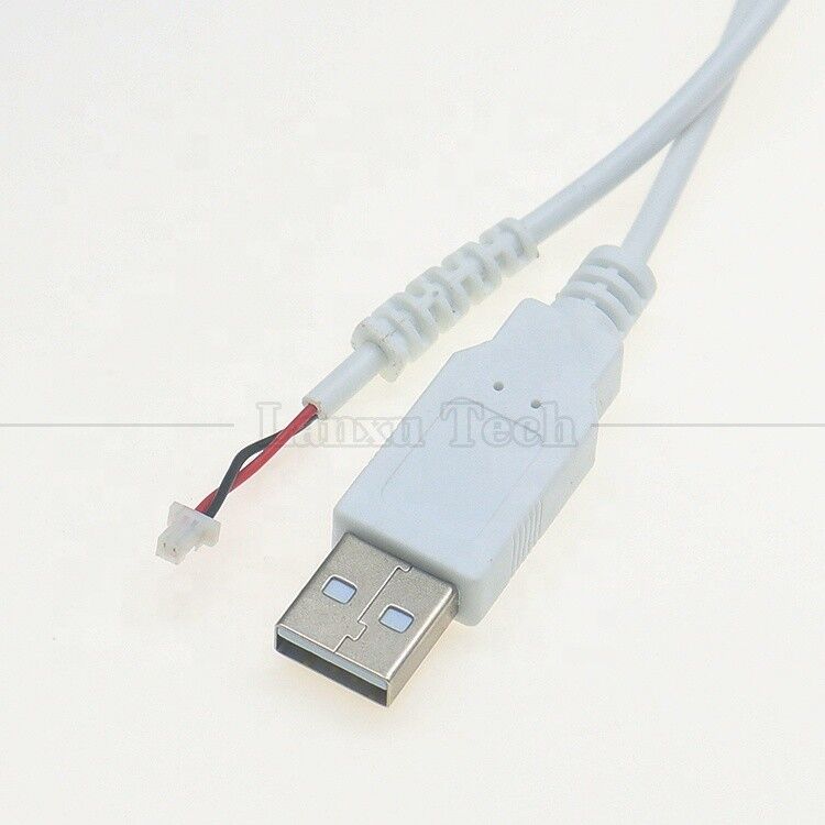 Custom Assembly USB A Male to JST 2pin 1.0mm 2.0mm 1.25mm Pitch SHR MX XH SH VH PH Connector Cable