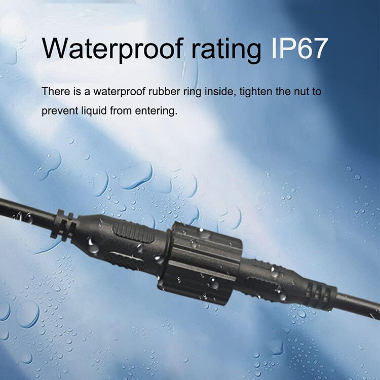 Waterproof Male to Female DC Jack 5.5x2.1mm 5.5x2.5mm 3.5x1.35mm Power Extension Cable for LED Light