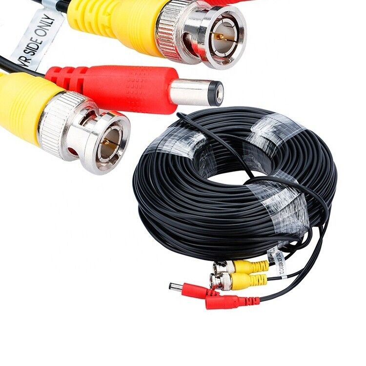 Customized 1M 5M 10M Male to Female CCTV Camera Security Assembly RG59 Video BNC DC Power SDI Cable