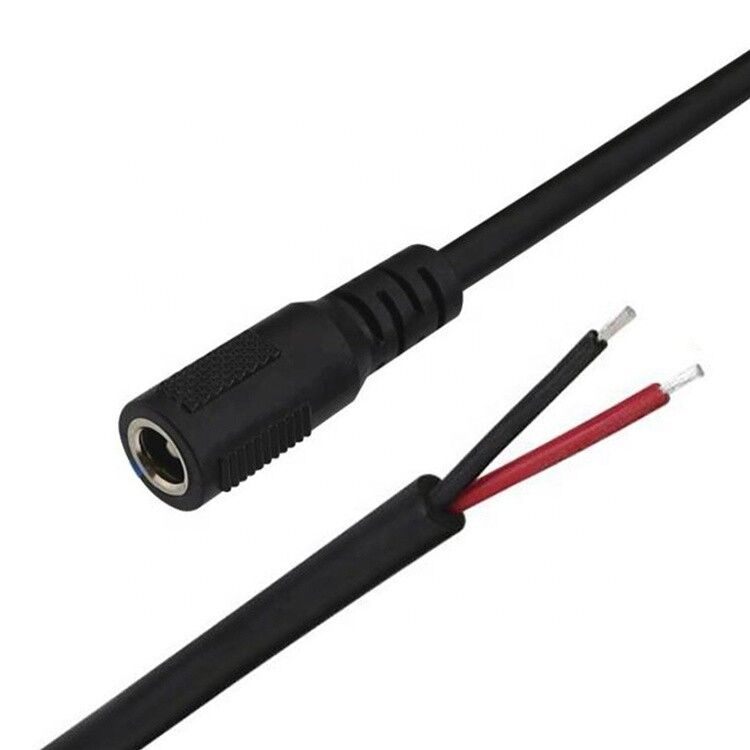 12V DC Barrel Jack 5.5x2.1mm 5.5x2.5mm 3.5x1.35mm Male Female Socket to Open Pigtail DC Power Cable