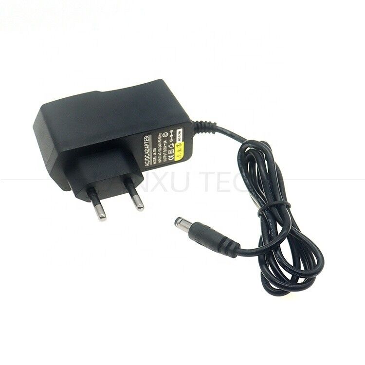 Universal EU US UK AU Plug AC to 12v 9v 5v 1A 2A DC 5.5x2.1mm 2.5mm Jack Power Supply Converter Adapter