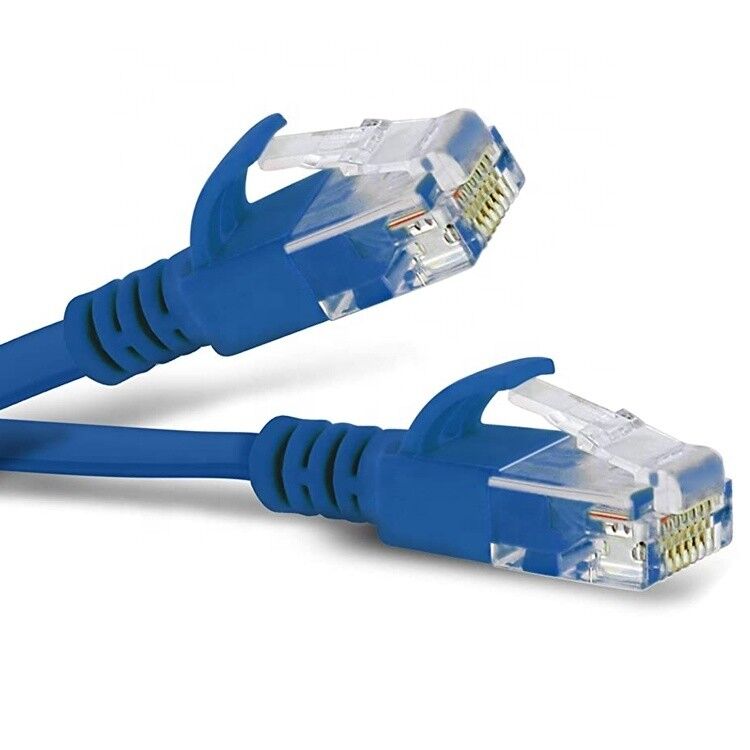 UTP STP Industrial Cat5 Cat5e Cat6 Cat7 Flat RJ45 Patch Cord Network Lan Ethernet Extension Cable for Router