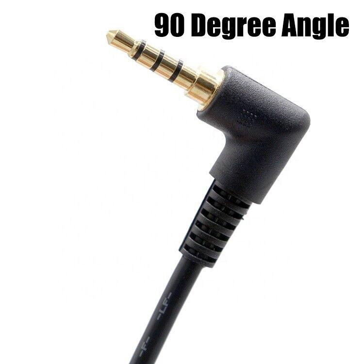 OEM 90 Degree Right Angle 3.5mm TRRS Jack Male To 3.5mm TRRS Jack Male Audio Cable