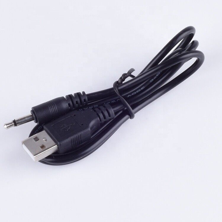 1M USB to 3.5mm 2 ploes Aux Audio Jack Connector Charging Cable for Speaker Phone