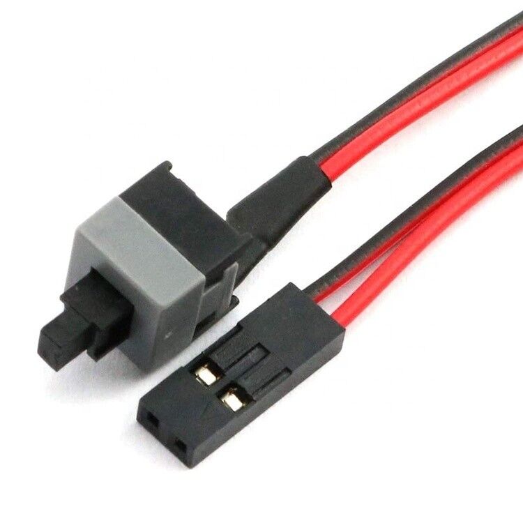 2 Pin SW PC Case Motherboard Swith on off Computer Reset Power ATX Cable
