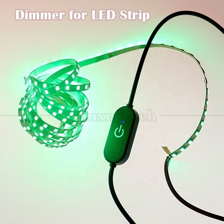 5v Touch Switch Male to Female USB on off Cable Stepless Controller Dimmer for Led Strip Bar Lamp