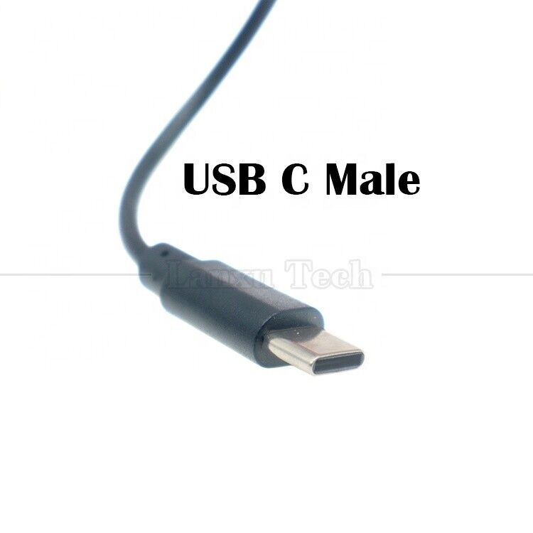 Custom Data Charging 2 4 Cores USB Type C Male Female to Stripped Open Wire End Pigtail Cable