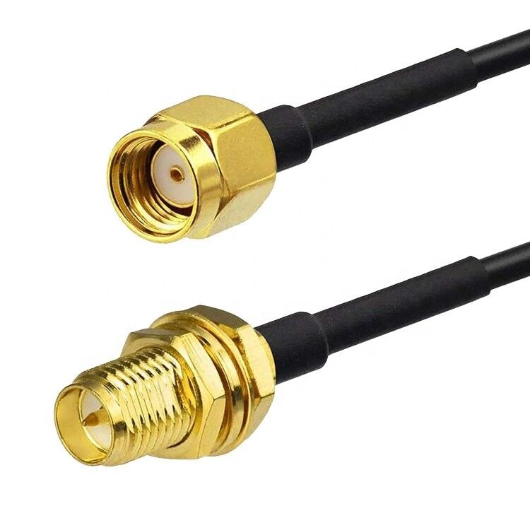 Custom RG 174 SMA Male to SMA Female Assembly Jumper RF Adapter Connectors Coaxial Cables