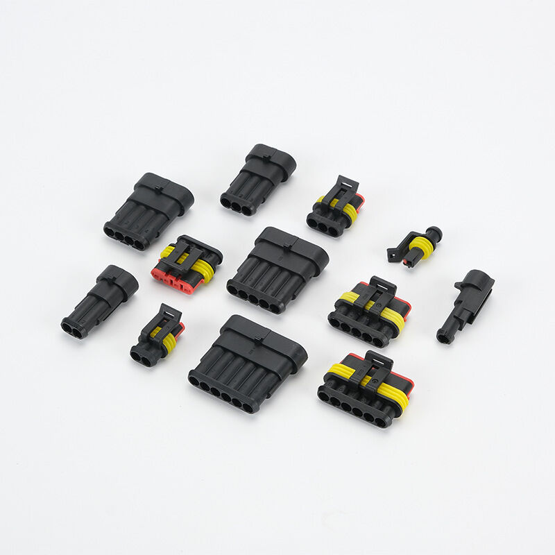 1.5 Series Waterproof Automotive 1 2 3 4 5 6 7 8 Pin Connector AMP Socket Plug Connector