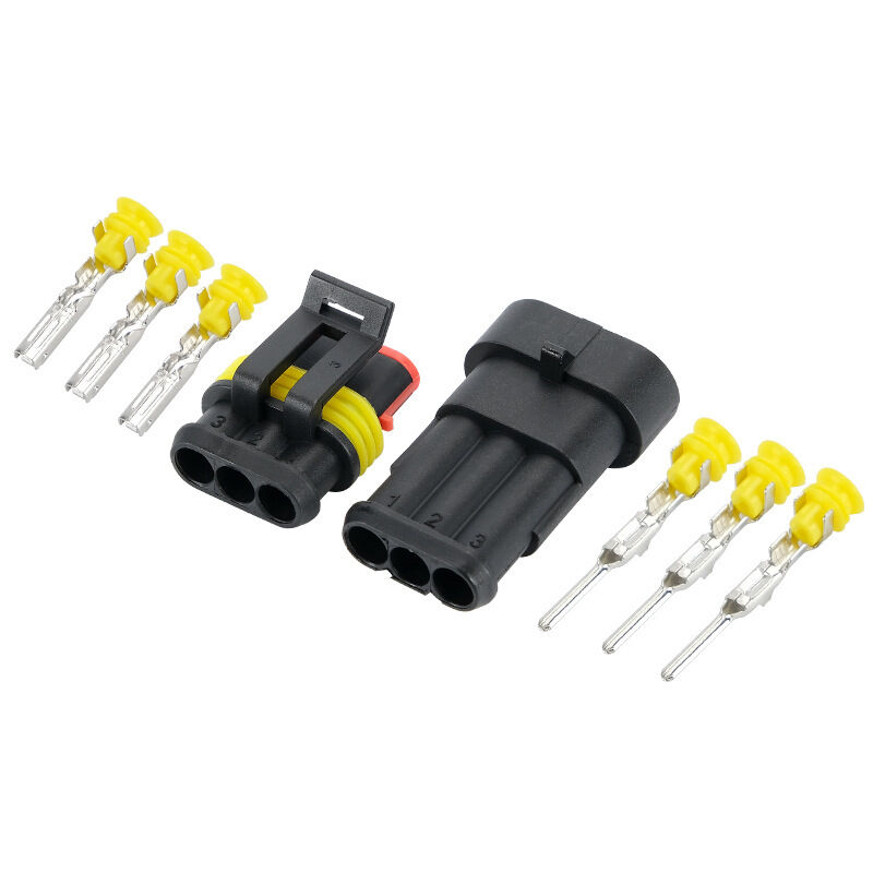 1.5 Series Waterproof Automotive 1 2 3 4 5 6 7 8 Pin Connector AMP Socket Plug Connector