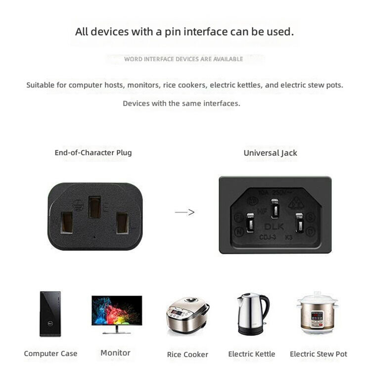 1m 2m 3m 5m 10m Universal 3 Prong NEMA 5-15P to IEC C13 AC Power Cord for PC Monitor Printer TV Desktop