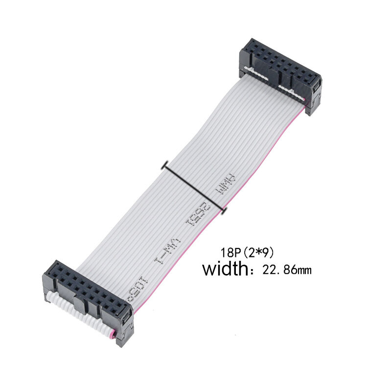 Customized 6P 8P 10P 14P 16P 20P 26P 34P 40P 1.27mm 1.0mm  2.0mm 2.54mm Pitch IDC Flat Ribbon Cable
