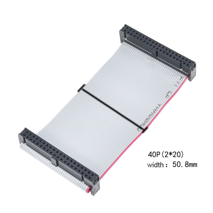 Customized 6P 8P 10P 14P 16P 20P 26P 34P 40P 1.27mm 1.0mm  2.0mm 2.54mm Pitch IDC Flat Ribbon Cable