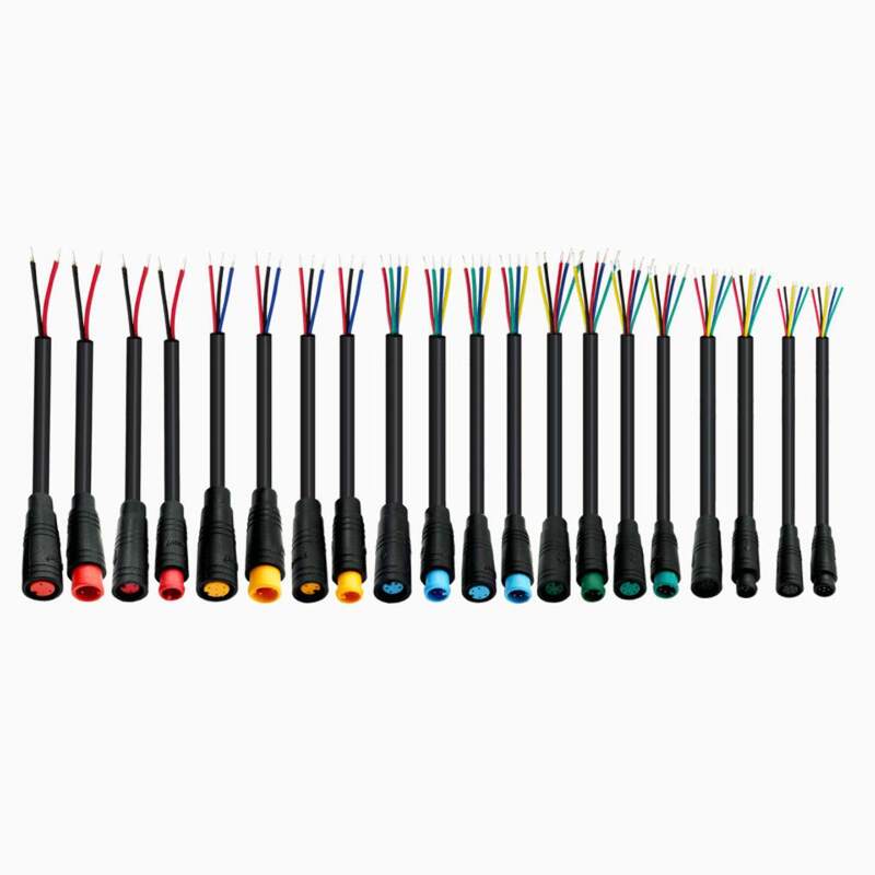 IP67 PI68 M6 M8 2 3 4 5 6 Pin Waterproof Cable for Outdoor Led Camera