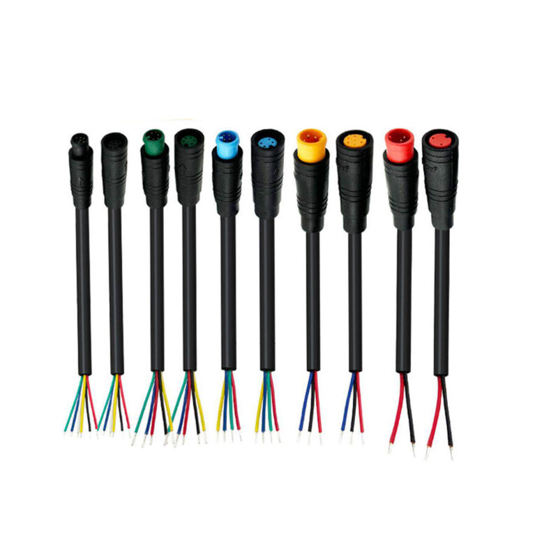 IP67 PI68 M6 M8 2 3 4 5 6 Pin Waterproof Cable for Outdoor Led Camera