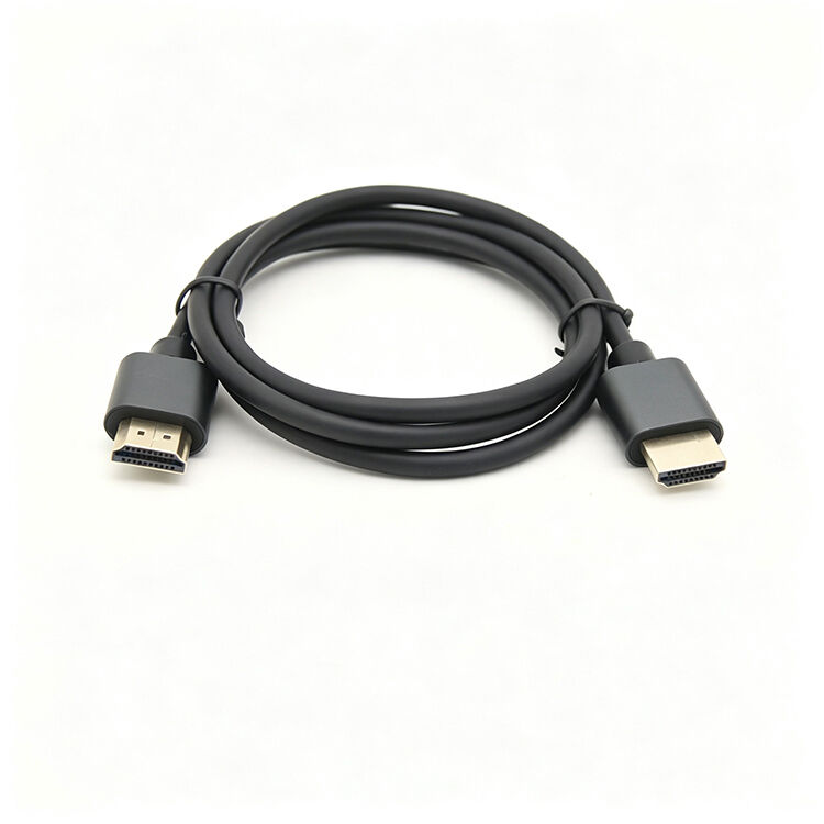 Ultra Thin Soft 4K 2K 1080P Alloy Shell Full Copper Male To Male Female HD HDMI 2.0 Cable for Computer Laptop Monitor Computer