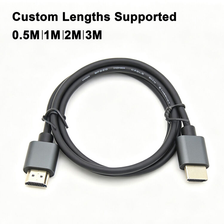 Ultra Thin Soft 4K 2K 1080P Alloy Shell Full Copper Male To Male Female HD HDMI 2.0 Cable for Computer Laptop Monitor Computer