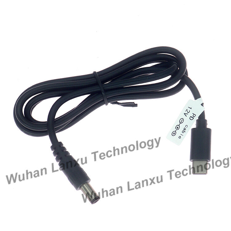 5V 9V 12V 15V 20V 3A PD Trigger USB Type C To DC 5.5x2.1mm 5.5x2.5mm Power Jack Charger Cable For Wifi Router Modem Projector Camera Laptop